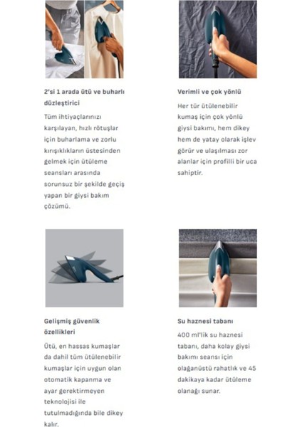 2025 Duo Power 2'si 1 Arada Buharlı Ütü ve Buharlı Düzleştirici -Gelecekten Gelen Ütü indirimleri