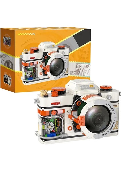 Retro Kamera Yapı Kitleri Mikro Yapı Taşları Yetişkin Çocuklar Için Model Doğum Günü Hediyeleri Çocuk Koleksiyon Oyuncakları Fikir Tuğlaları Setler Renk: 482PCS Kutu (Yurt Dışından)