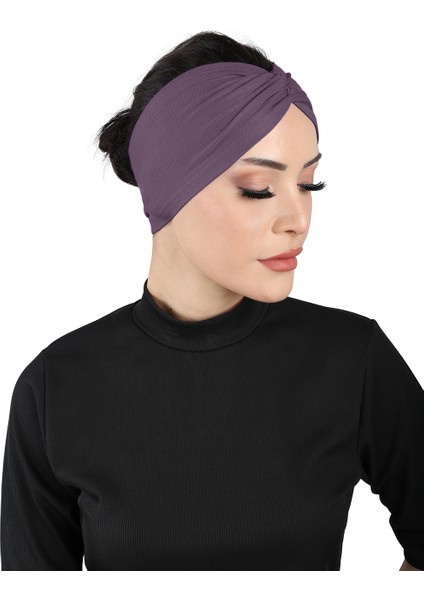 ST055-BANDANA Çapraz Bone 18 Mürdüm