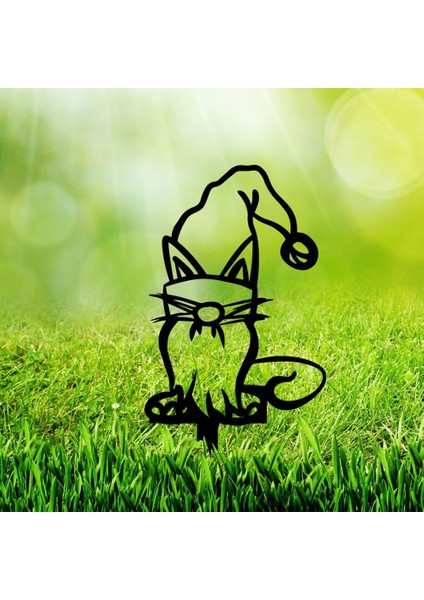 Bahçe Kazığı Demir Imalatı Bahçe Süsü Bahçe Cücesi Kedi