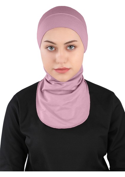 ST224-BÜYÜK Hijab Bone 46 Leylak modelleri