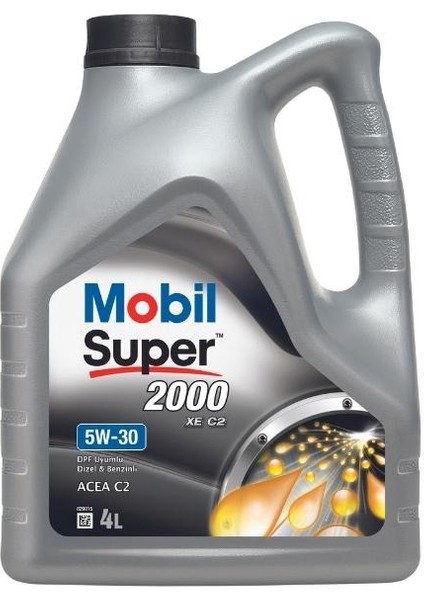 Super 2000 Xe C2 5W-30 Sentetik Motor Yağı - 4 Lt.