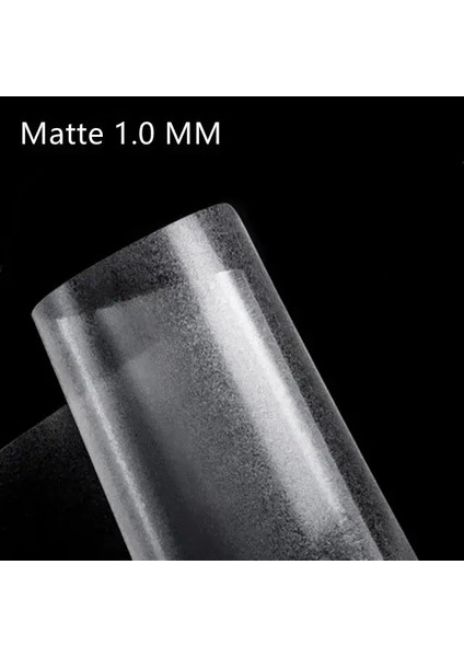 Şeffaf Pvc Masa Örtüsü Su Geçirmez Su Geçirmez Masa Örtüsü Plastik Masa Örtüsü Kristal Tablo Mat Cam Yumuşak Bez Manteller Para Fiesta Renk: Mat 1.0 Mm/spesifikasyon: 40X120CM 16X47IN (Yurt Dışından)