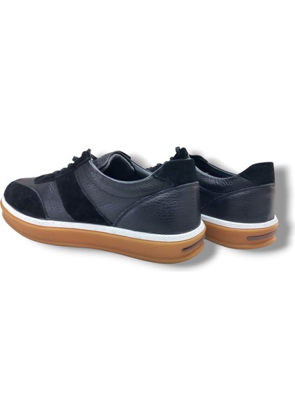 GR0307 Gudi Baskı Floter Deri Üst Kalite Kauçuk Taban Erkek Sneaker Ayakkabı