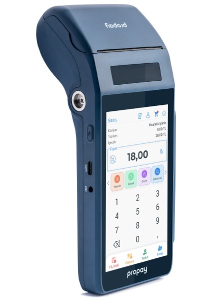 P1000 Ecr Android Yazarkasa Pos 4g ve Wifi (Kurulup Kargoya Verilir)