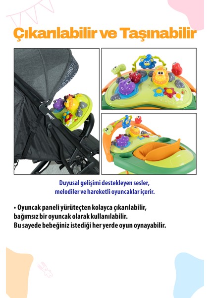 Yükseklik Ayarlanabilir Melodili Walky Talky Yürüteç
