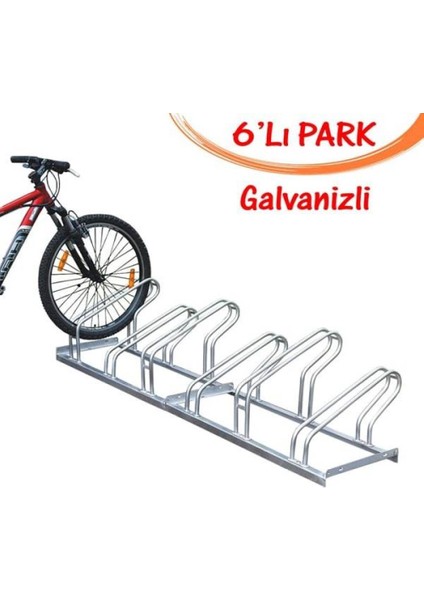 Bisiklet Park Demiri Bisiklet Park Istasyonu Galvanizli 6'lı Bisiklet Park Alanı