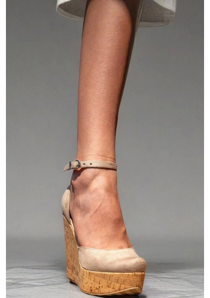 Kadın Elegant Ayakkabı Mantar Dolgu Topuklu Ayakkabı Özel Tasarım Abiye Ayakkabı modelleri