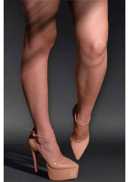 Kadın Elegant Ayakkabı Sivri Platform Topuklu Ayakkabı Özel Tasarım Abiye Ayakkabı indirimleri