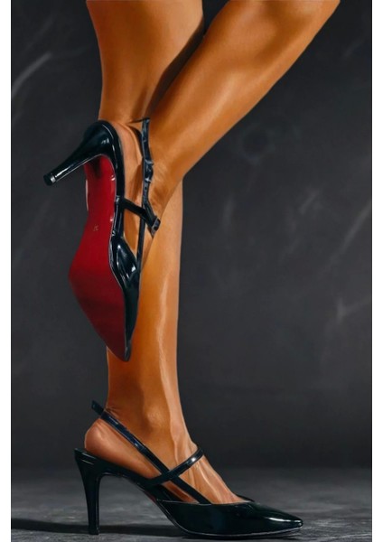 Kadın Elegant Ayakkabı Beyaz Rugan Kısa Topuklu Ayakkabı Özel Tasarım Abiye Ayakkabı fırsatları