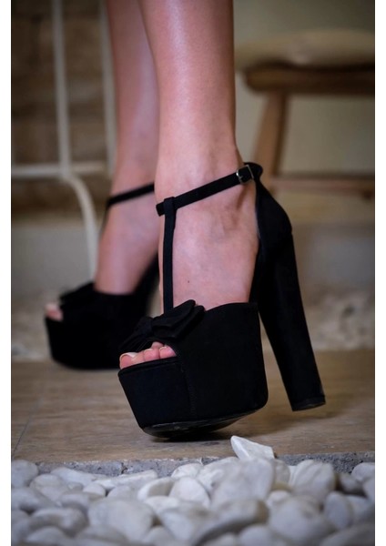 Kadın Elegant Ayakkabı Papyonlu Tasarım Platform Ayakkabı Özel Tasarım Abiye Ayakkabı fiyatları