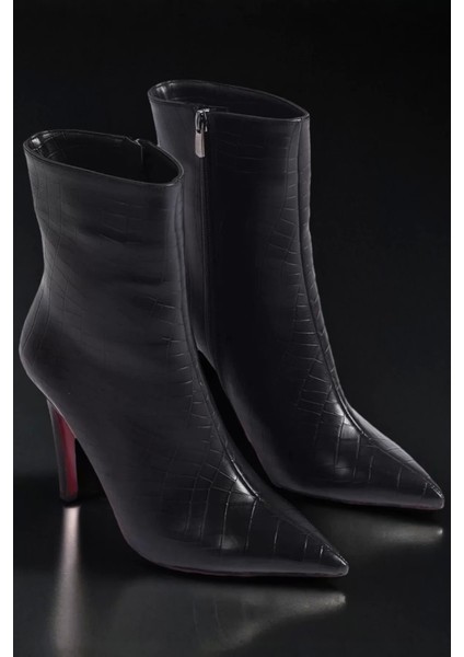 Kadın Elegant Ayakkabı Sivri Burun Topuklu Bot Özel Tasarım Abiye Ayakkabı fırsatları