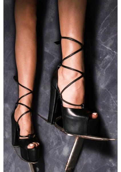 Kadın Elegant Ayakkabı Kalın Topuklu Biyeli Platform Ayakkabı Özel Tasarım Abiye Ayakkabı fırsatları