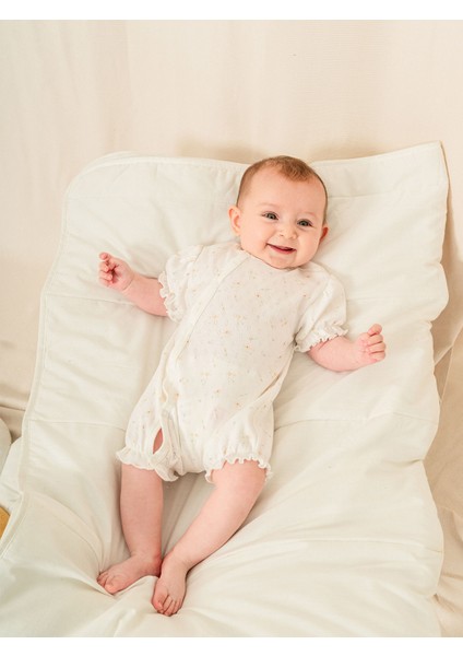 Jakarlı Baskılı Barbatoz Tulum | 3-24 Ay Bebek Giyim fiyatları