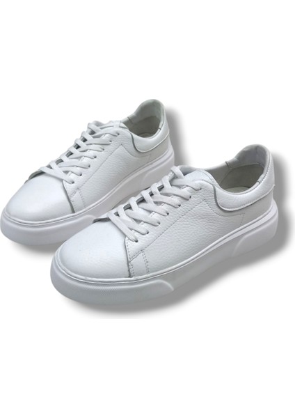 GR0308 Hakiki Özel Yapım Floter Deri Yüksek Eva Taban Beyaz Sneakers Erkek Ayakkabı fiyatları