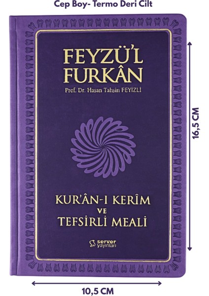 Feyzü'l Furkan Kur'an-I Kerim ve Tefsirli Meali (Sempatik Cep Boy - Ince Cilt) Lila fiyatları