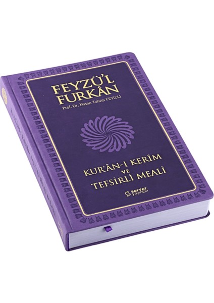 Feyzü'l Furkan Kur'an-I Kerim ve Tefsirli Meali (Sempatik Cep Boy - Ince Cilt) Lila modelleri