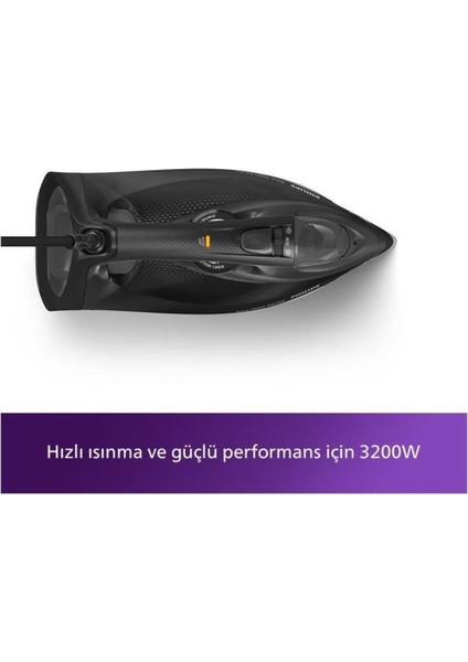 7500 Serisi Azur Buharlı Ütü 3200W, 55G/DK Sürekli Buhar, 260 G Şok Buhar, DST7511/80 modelleri