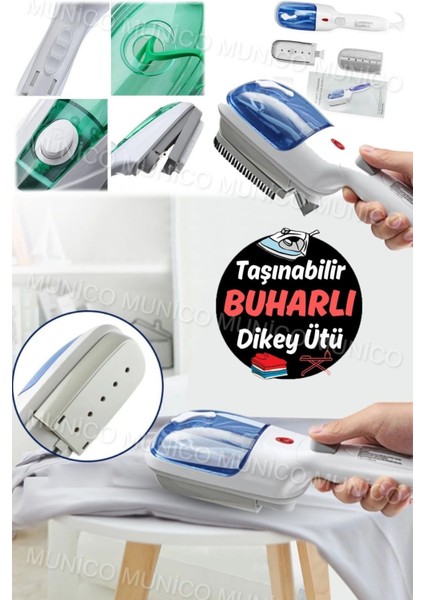 Mini Dikey Buharlı Ütü Makinesi - Güçlü Buhar Performansıyla Kusursuz Sonuçlar Ev ve Ofis Için