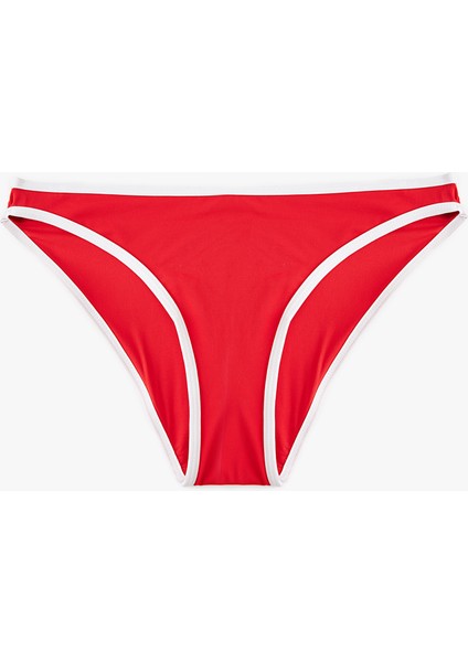 Normal Bel Mat Kumaş Biyeli Astarlı Bikini Altı