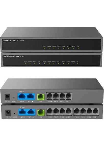 HT881 8 Fxo 1 Fxs Voip Ağ Geçidi
