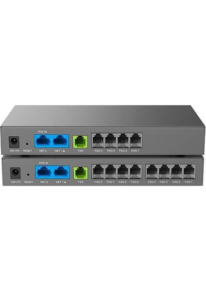 HT881 8 Fxo 1 Fxs Voip Ağ Geçidi fiyatları