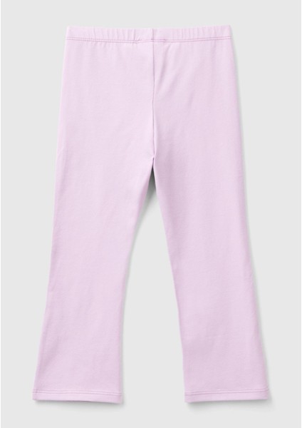 Kız Çocuk Logo Detaylı Flare Tayt modelleri