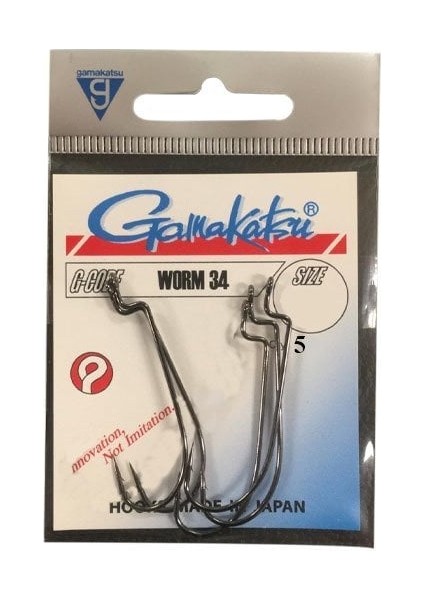 Worm 34 Siyah No:3/0 Olta Iğnesi