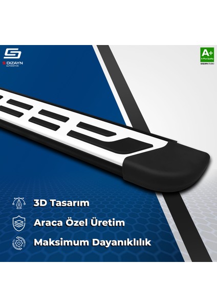 Bmw X6 F16 S-Plus Gri Yan Basamak 193 cm Etekli 2014-2018 A+ Kalite fırsatları