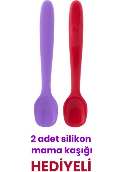 Eğimli Mama Kasesi, Vakum Tabanlı Bebek Çocuk Eğimli Mama Tabağı - 2 Mama Kaşığı Hediyeli modelleri