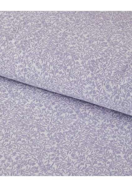 Tımeless Garden Baskılı Tek Kişilik Pike 150 x 220 cm Lila