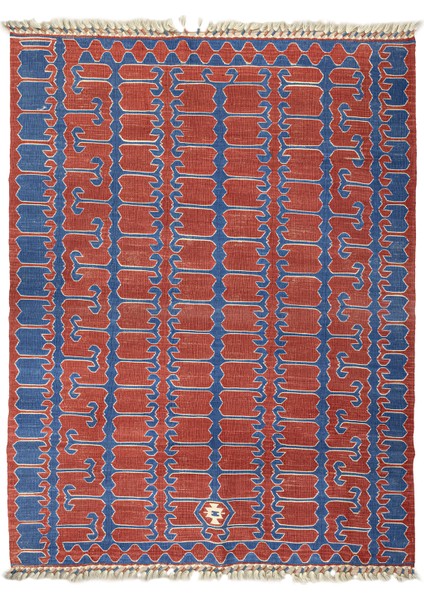 Nova El Dokuma Kırmızı Yüncü Kilim 132 x 174 cm