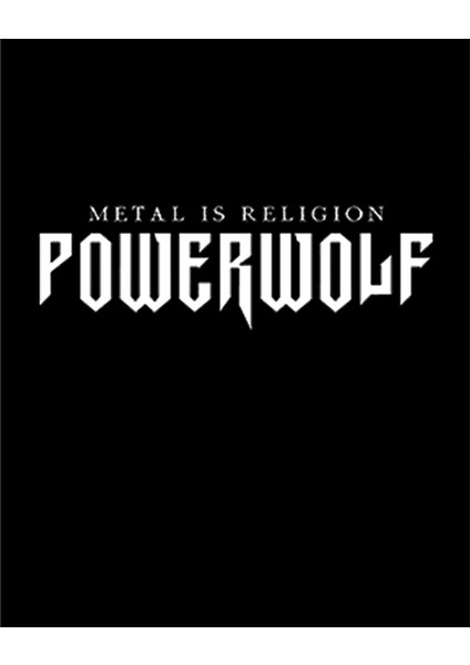 Powerwolf Logo Büyük Sırt Patch Yama