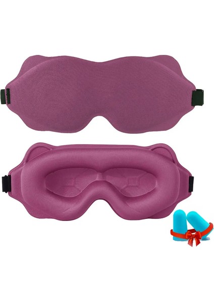 3D Uyku Maskesi Gözler Için Hafif Uyku Maskesi Engelle Seyahat Göz Farı Gözü Göz Maskesi Gecesi Nefes Alabilir Slaapmasker Renk: Duroc (Yurt Dışından)