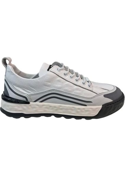 10227 Memory Foam Günlük Casual Spor Erkek Ayakkabı Beyaz
