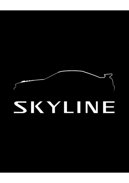 Nissan Skyline Siluet Büyük Sırt Patch Yama