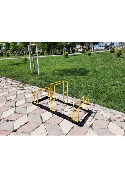 Bisiklet Park Alanı Eko Park Yeri 3'lü Bisiklet Demiri
