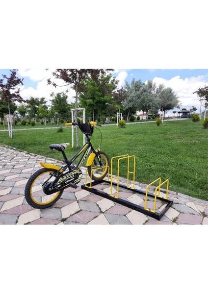 Bisiklet Park Alanı Eko Park Yeri 3'lü Bisiklet Demiri