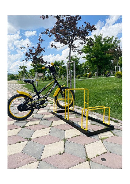 Bisiklet Park Alanı Eko Park Yeri 3'lü Bisiklet Demiri