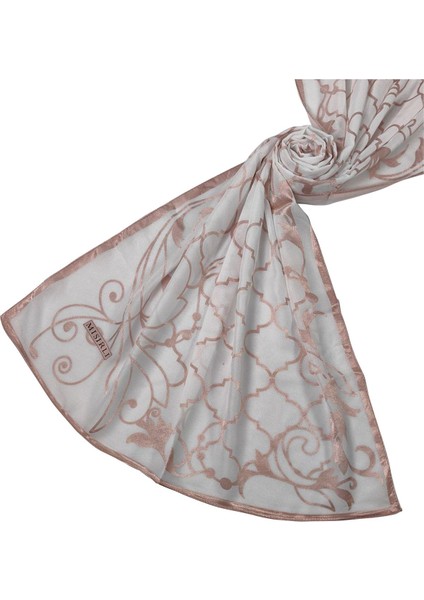 Mısırlı Eşarpları Devore Etnik Desen Şal