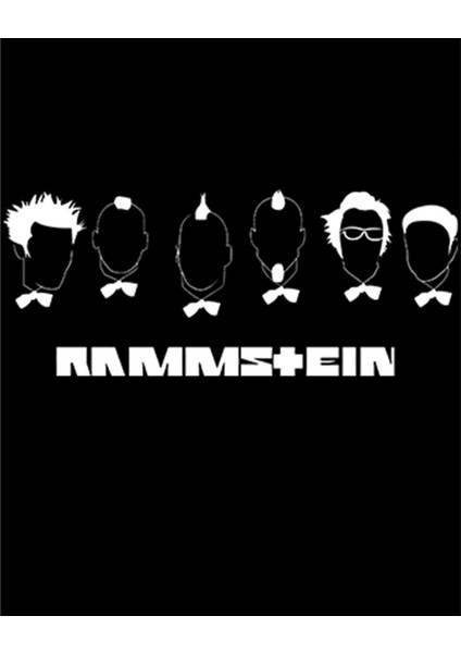 Rammstein Drawing Büyük Sırt Patch Yama