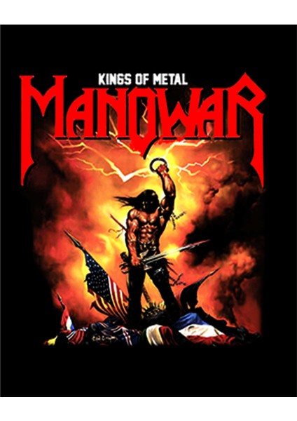 Manowar Kings Of Metal Büyük Sırt Patch Yama