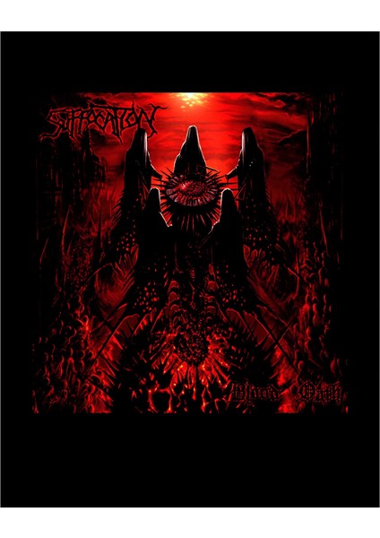 Suffocation Blood Dath Siyah Büyük Sırt Patch Yama