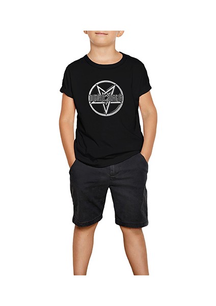Dimmu Borgir Pentagram Siyah Çocuk Tişört