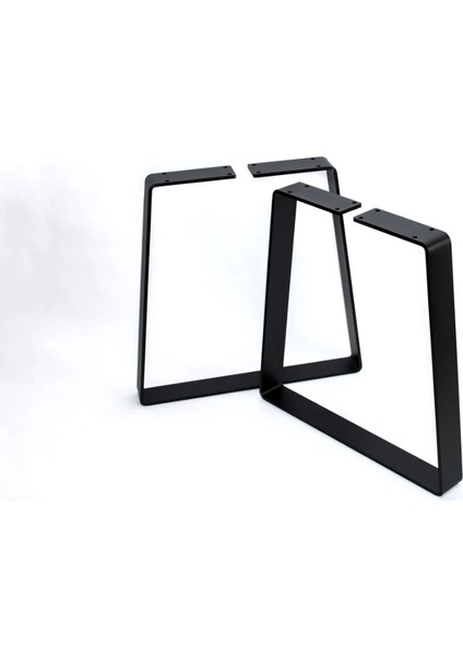 Sehpa Ayağı Siyah Metal Tasarım Dikdörtgen Orta Sehpa Ayağı modelleri