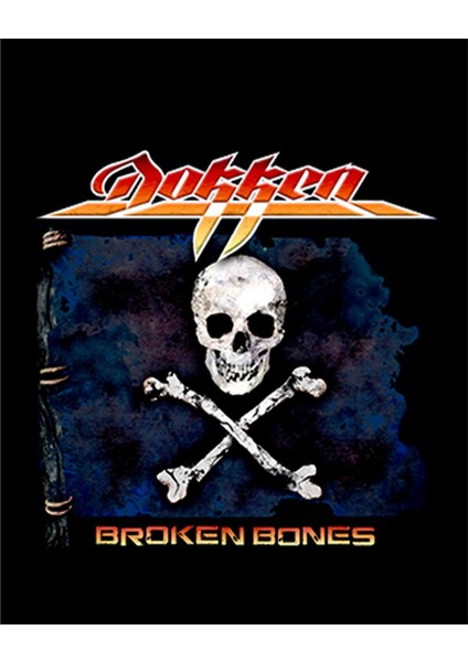 Dokken Broken Bones Büyük Sırt Patch Yama