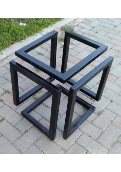 Metal Tasarım Sehpa Ayağı 1 Adet Siyah Renk fiyatları