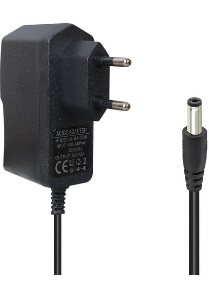 Powermaster PM-1660 5 Volt- 2 Amper - 10 Watt 5.5*2.5 mm Düz Uçlu Priz Tipi Adaptör