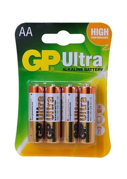 15AU-2U4 Alkalin Kalem Pil 4 Lü