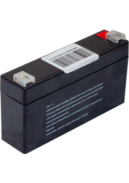 6 Volt 1.3 Ah Kuru Akü Ax6-1.3